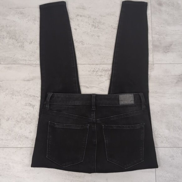 3/$20 American Eagle High Rise Jeggings Black Skinny Jeans Denim Size 2 Short - Picture 9 of 13